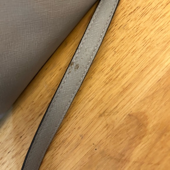 Michael Kors Gray Satchel with Sleek Design and Metallic Accents - Picture 11 of 16